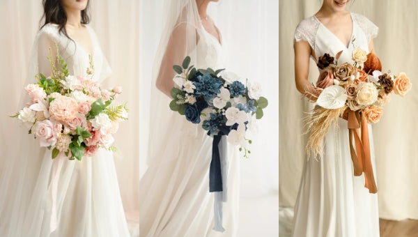 The Best Ever Ribbon Bouquets You Need to See Right Now  Wedding bouquet  ribbon, White wedding bouquets, Wedding dresses simple