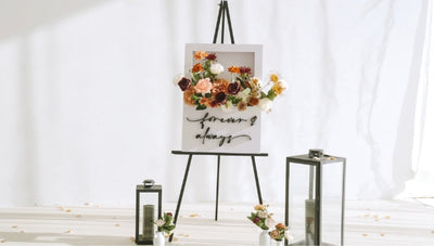 How to Make a Breathtaking Flower Box DIY Wedding Welcome Sign