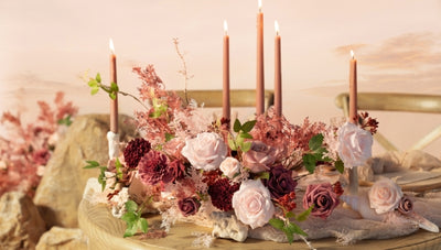 Illuminate Your Table Centerpieces with Candles: Safety Tips and Ideas