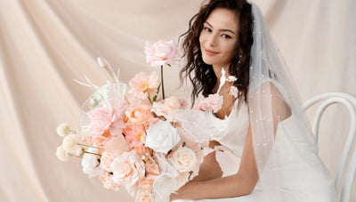 The Inspiration Behind Ling’s Glowing Blush & Pearl Wedding Seaside Theme