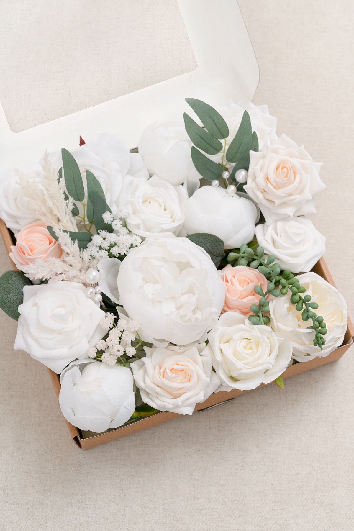 DIY Designer Flower Boxes in White & Sage