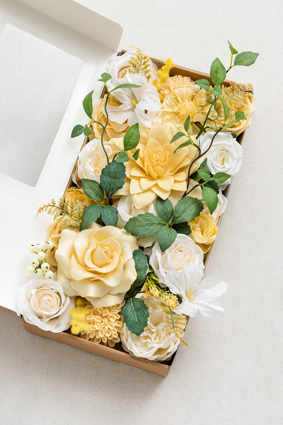 French Yellow Designer Flower Boxes