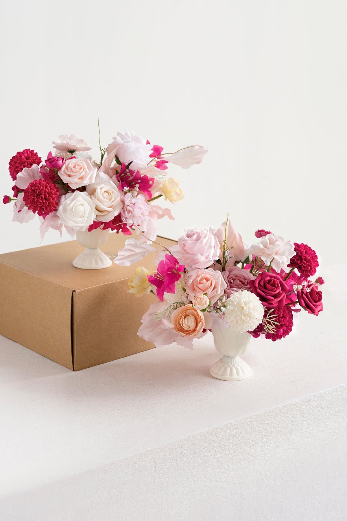 Large Floral Centerpiece Set in Passionate Pink & Blush | Clearance