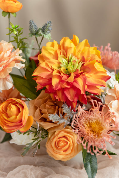 DIY Kits For Centerpieces in Orange Colors