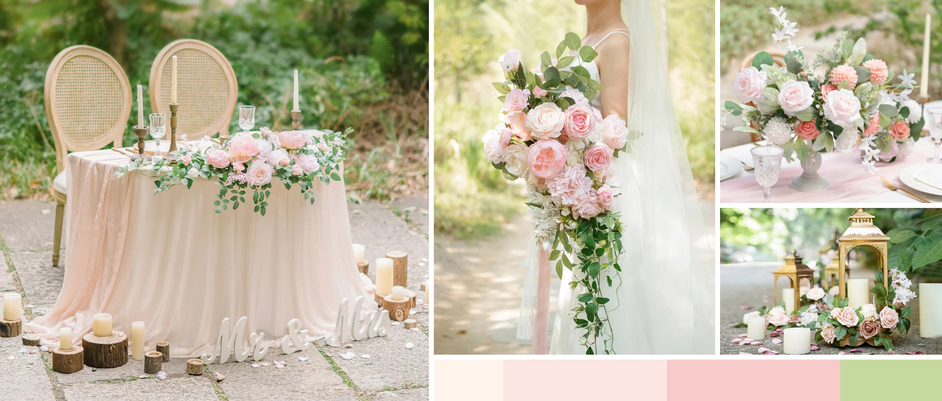 Blush and Cream Wedding pc banner