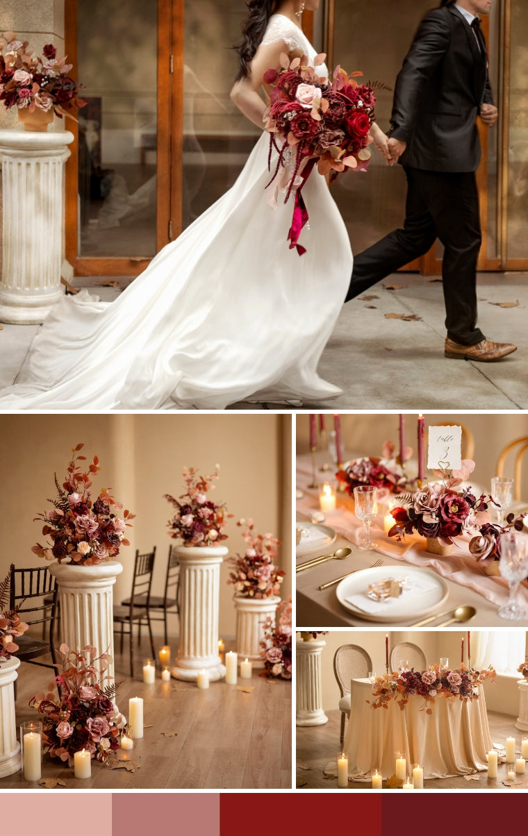 Burgundy and Dusty Rose Wedding mb banner