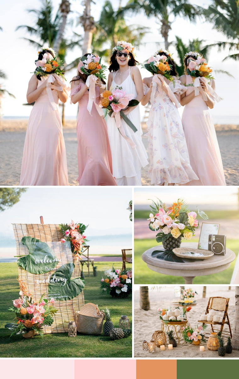 Tropical Citrus & Pink Wedding mb banner