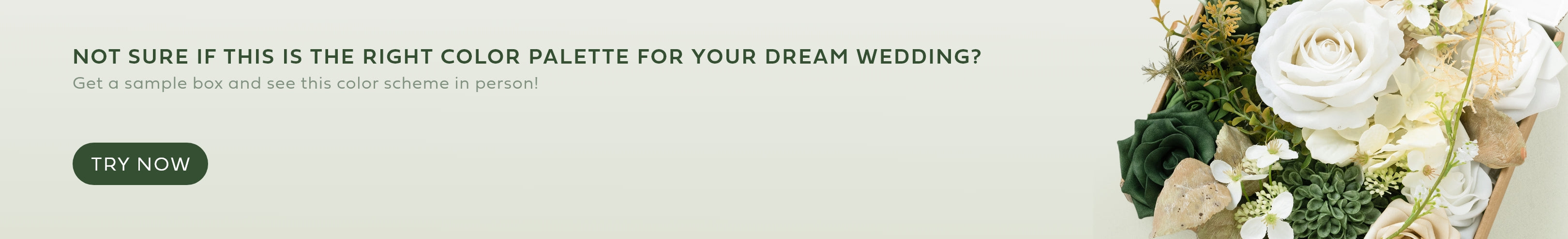 Emerald and Tawny Beige Wedding sample