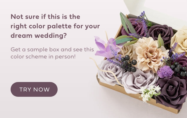 French Lavender & Plum Wedding sample