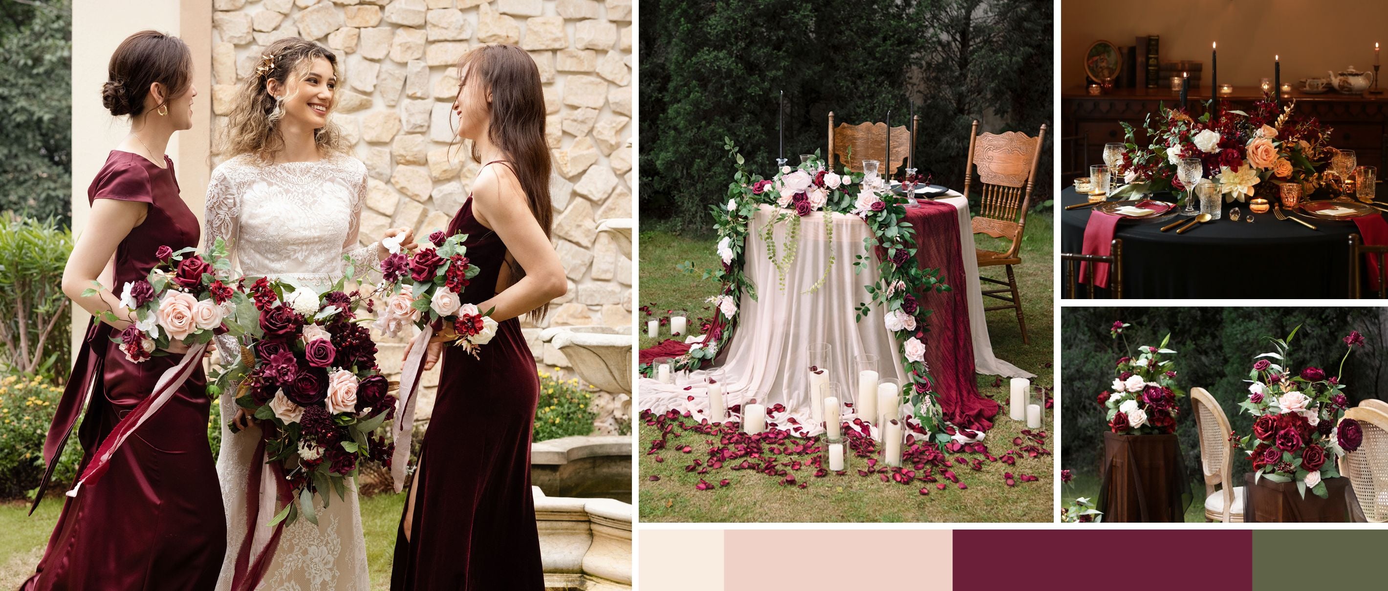 Romantic Marsala Wedding pc banner