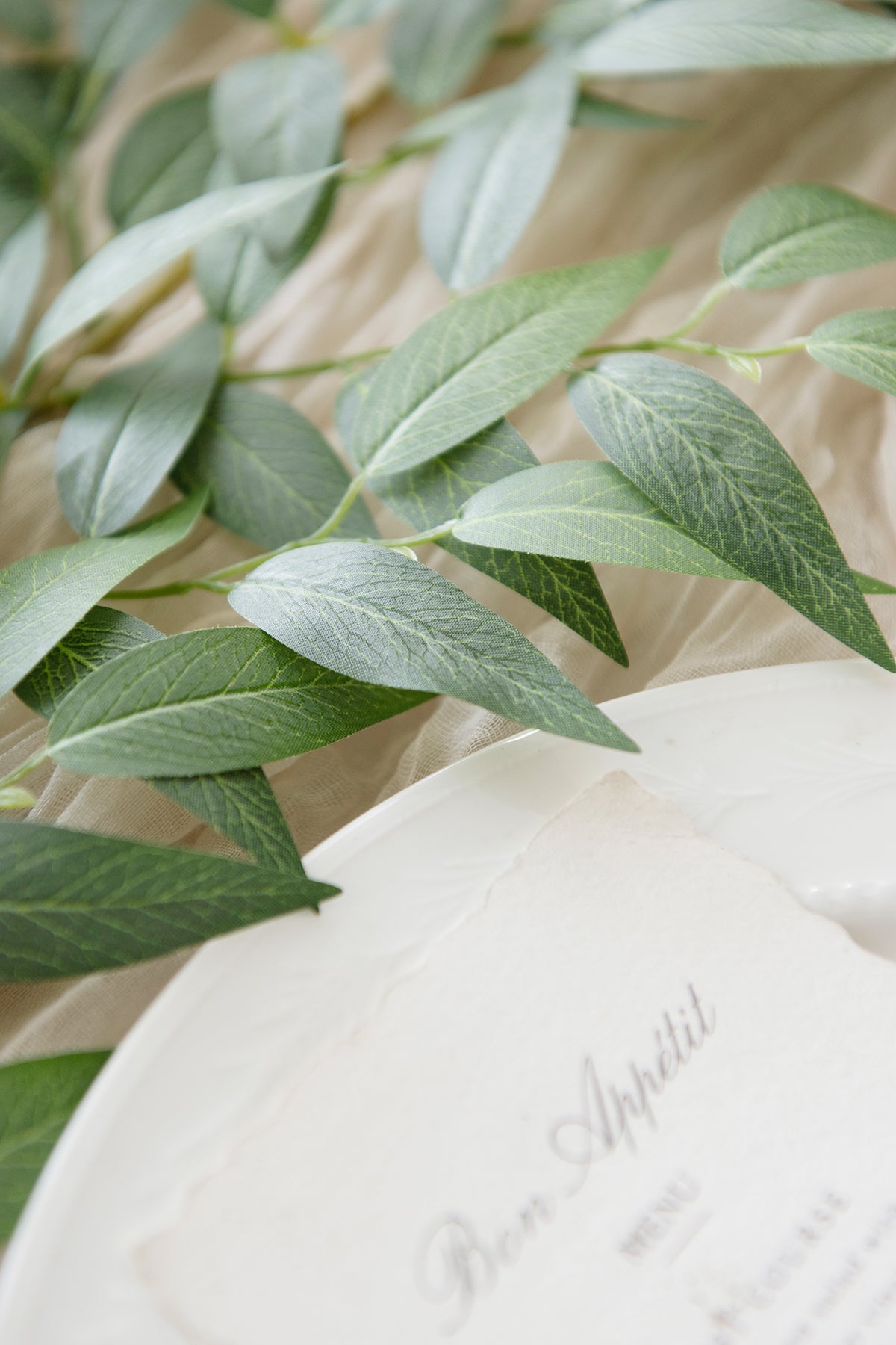 2.3ft Laurel Leaves Vines - 6PCS