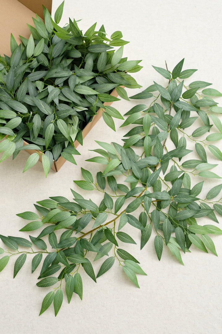 2.3ft Laurel Leaves Vines - 6PCS