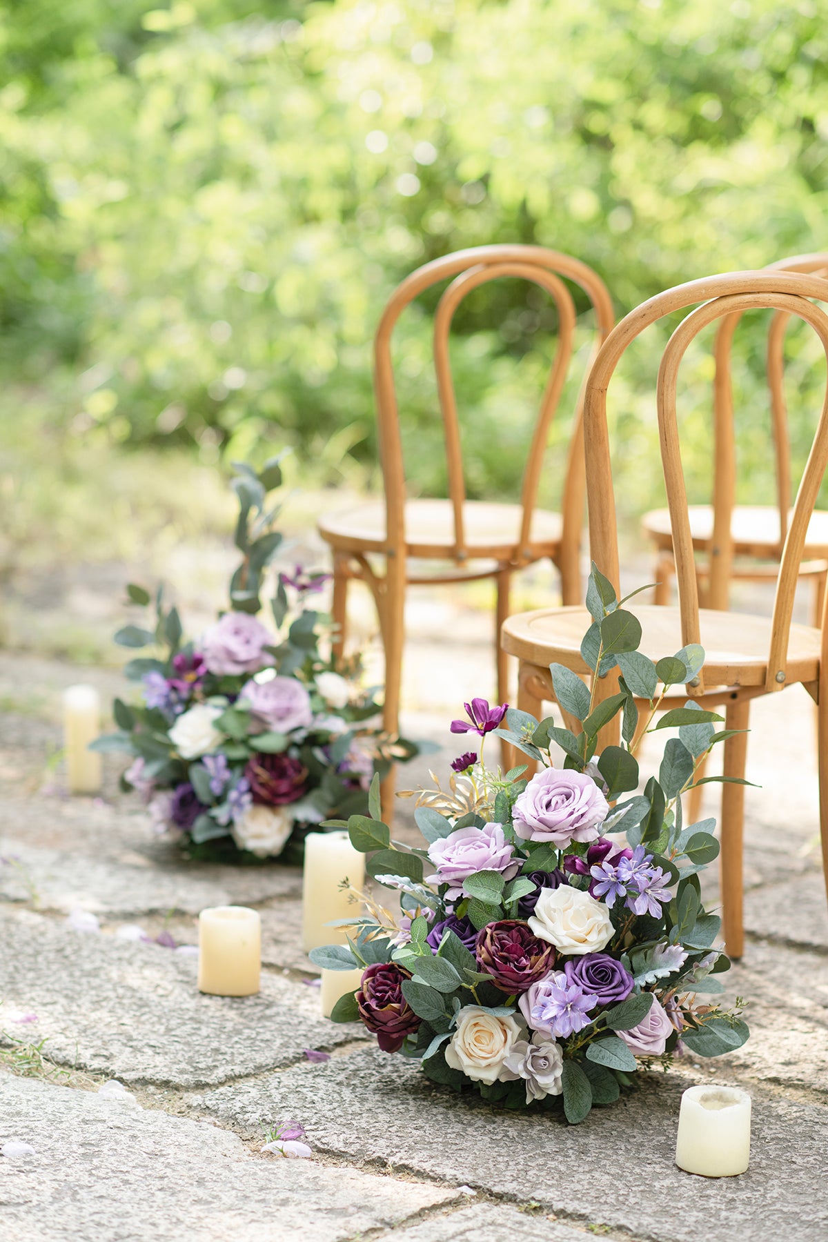 Wedding Aisle & Chair Decor | Lilac Free-Standing Flower
