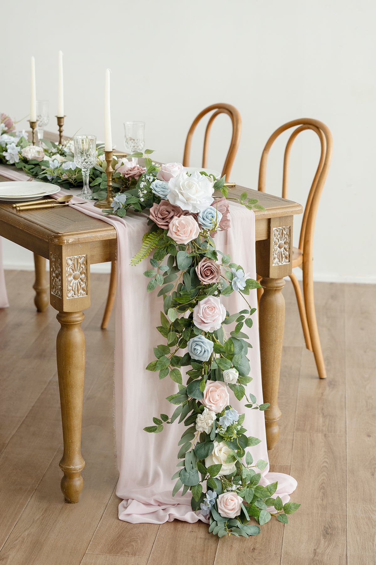 6ft Flower Garland in English Pastel – Ling's Moment