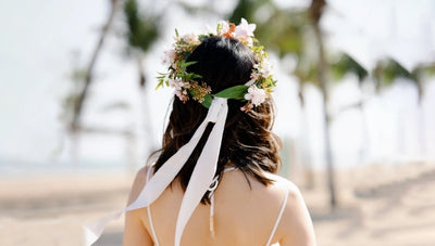 How to DIY a Bridal Flower Crown Headband