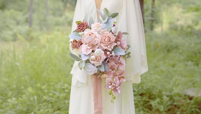How to Make a DIY Cascading Bridal Bouquet