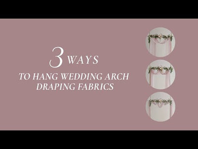 How to Hang Arch Drapes in 3 Beautiful ways