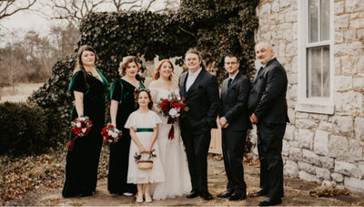 Kaitlin & Cody's Romantic Red & White Wedding Theme