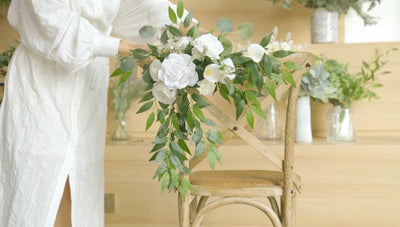 How to DIY a Wedding Chair Decor