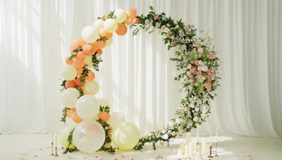 Easy & Elegant: DIY Floral Wedding Arch with Balloons