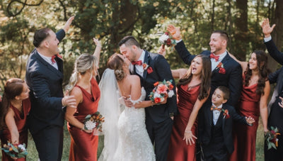 Jenna & Bob's Rustic Terracotta Themed Wedding