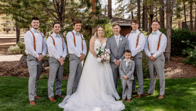 Aly & Ian’s Dusty Rose Mountain Vista Wedding