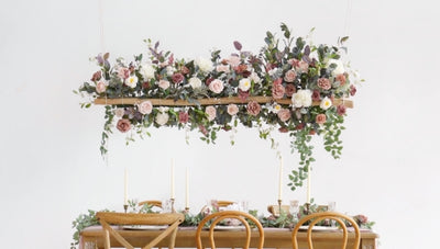 How to Make a Beautiful Floral Chandelier for Weddings