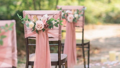 15 DIY Wedding Chair Decorations that WOW!