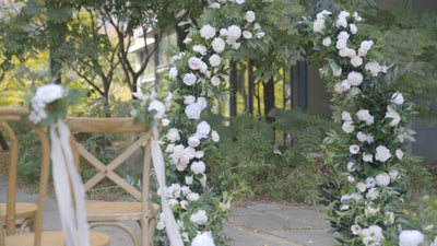 How to DIY Floral Wedding Arch