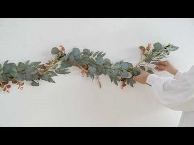 How to Use Eucalyptus and Willow Leaf Garland with Filler Flowers