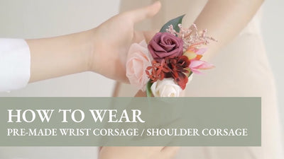 How to Wear Pre-Made Wrist Corsage/Shoulder Corsage