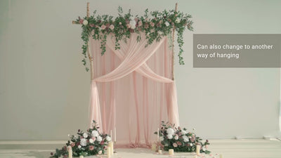 How to Set up 2-Layer Wrinkle-Free Backdrop Curtains