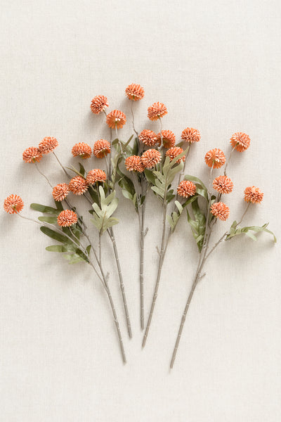 Pompon Mum with Stem