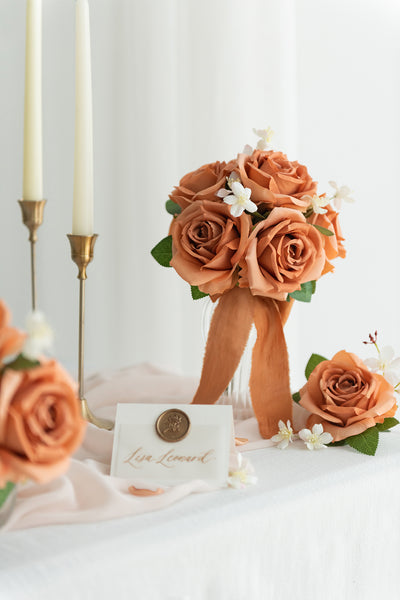 DIY Supporting Flower Boxes in Black & Pumpkin Orange