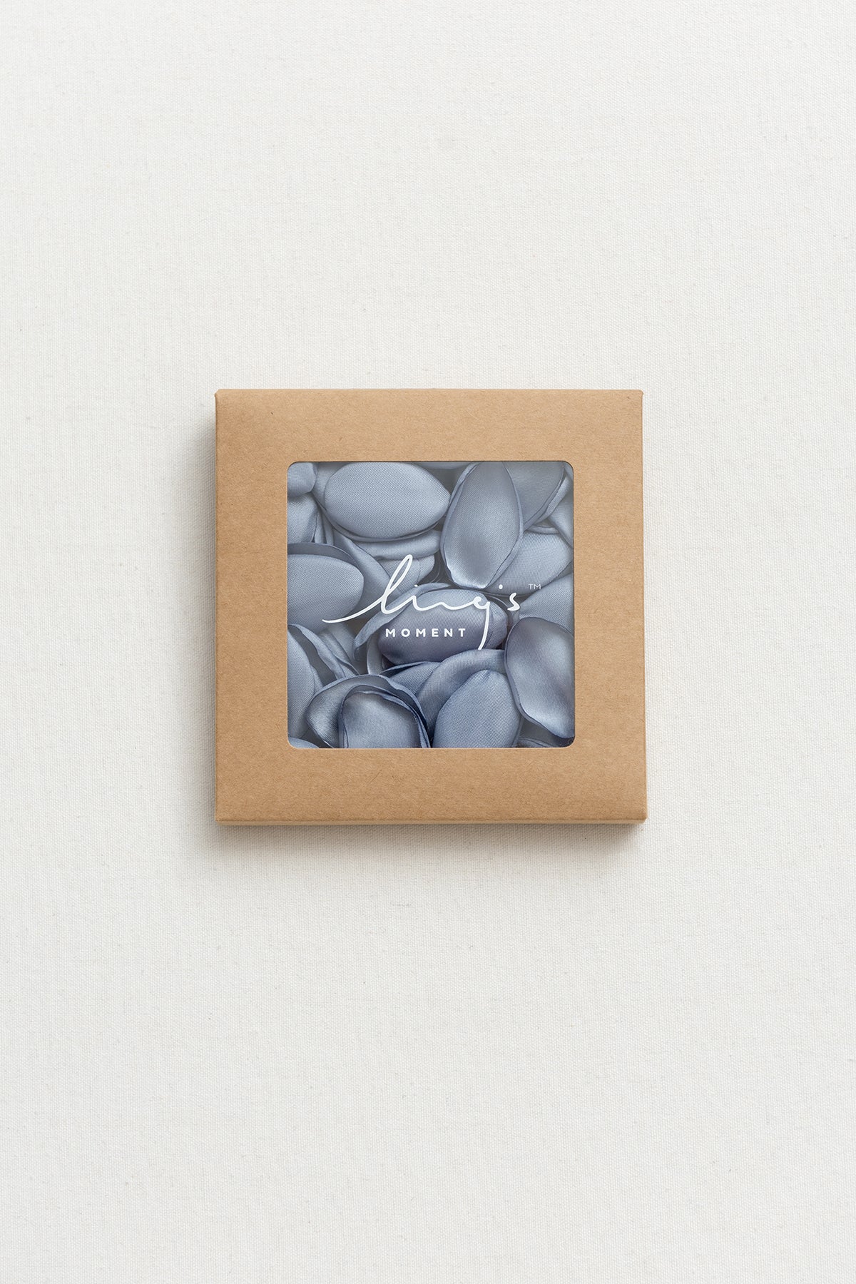 Silk Rose Petals in Dusty Blue & Navy