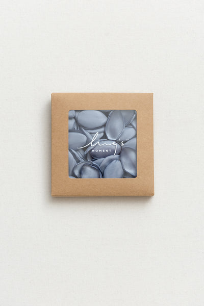 Silk Rose Petals in Dusty Blue & Navy