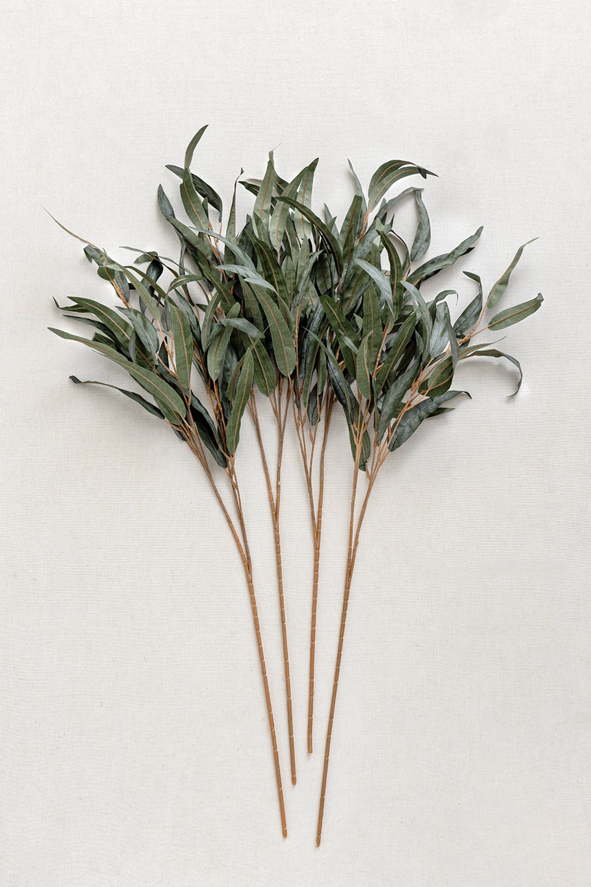 2.9ft Salix Leaves with Stems - 4 Colors