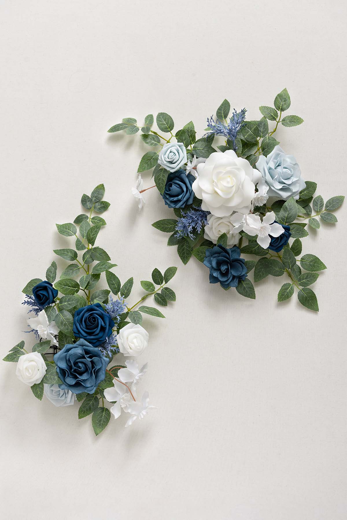 Flexible Combo Set Flower Sign Decor in Dusty Blue & Navy Blue