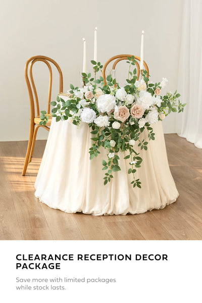 Flash Sale | Clearance Reception Decor Package in White & Sage
