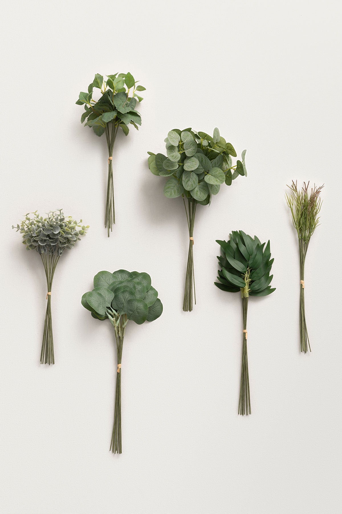 DIY Bridesmaid Bouquet Kit (Set of 4) - Blush & White with Sage Greenery - Image 3
