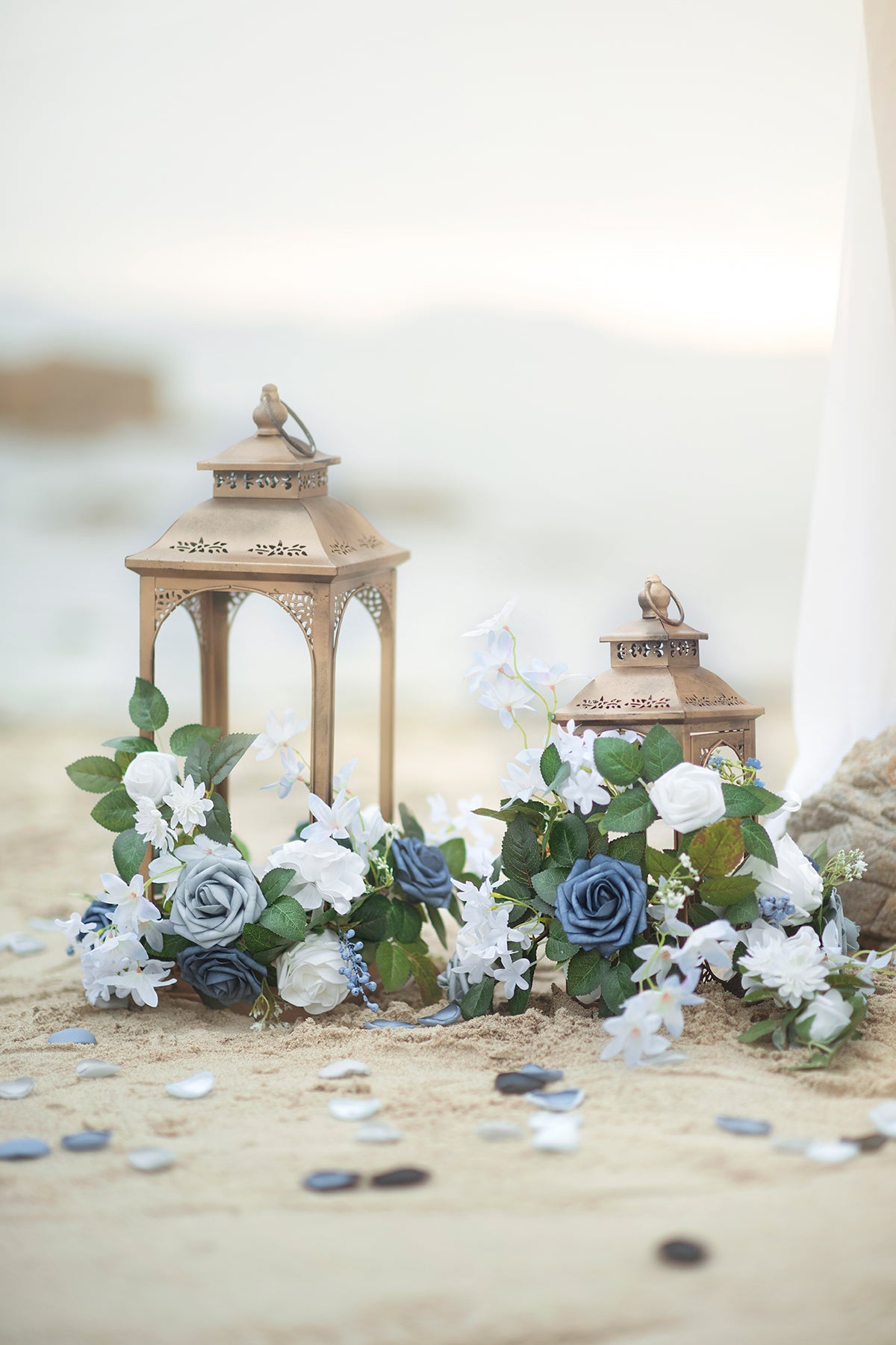Wedding Flower Packages in Dusty Blue & Navy
