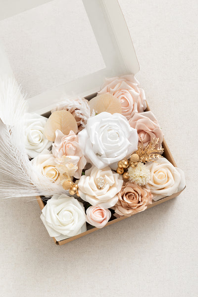 Sample Box in White & Beige