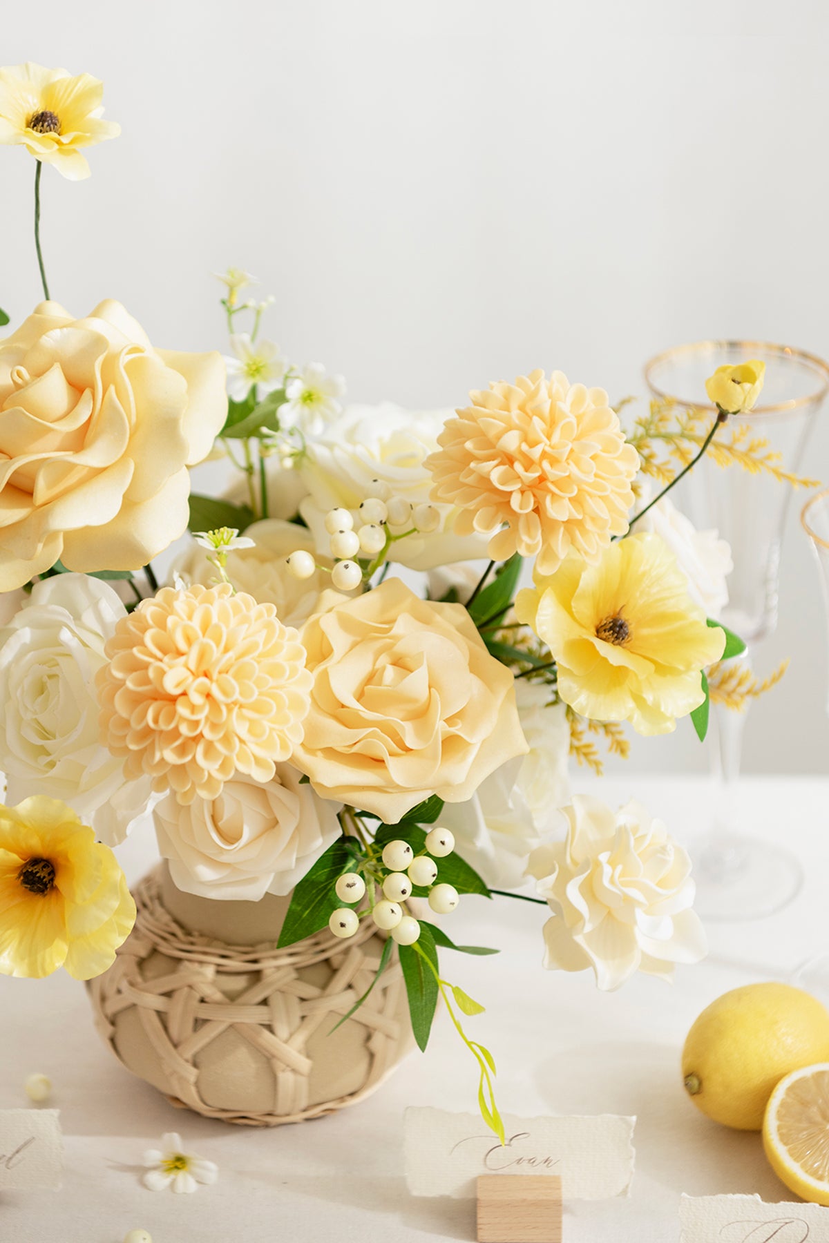 DIY Designer Flower Boxes in Lemonade Yellow