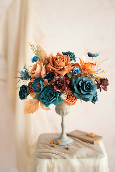 Orange & Terracotta Designer Flower Boxes