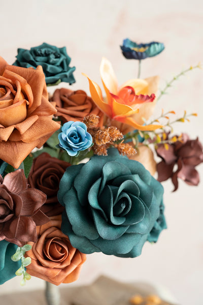 Orange & Terracotta Designer Flower Boxes