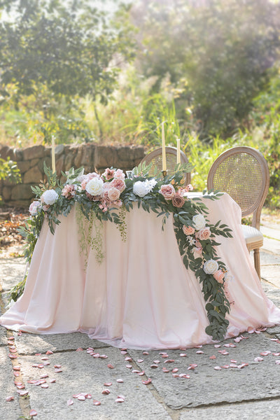 Pre-Arranged Wedding Flower Packages in Dusty Rose & Cream