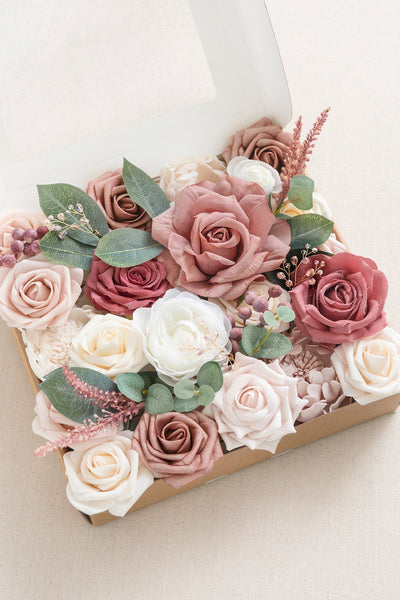 Dusty Rose Designer Flower Boxes