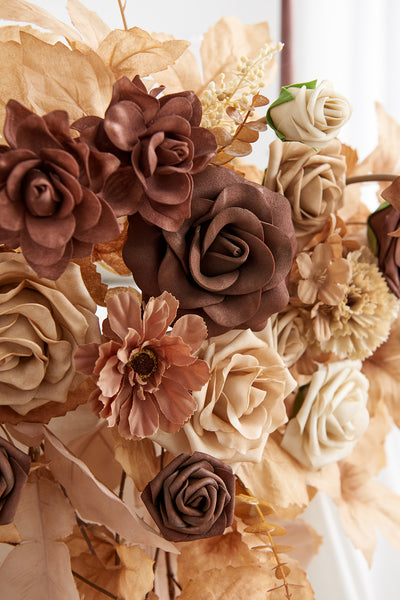 Sweetheart Table Floral Swags in Rust & Sepia | Clearance