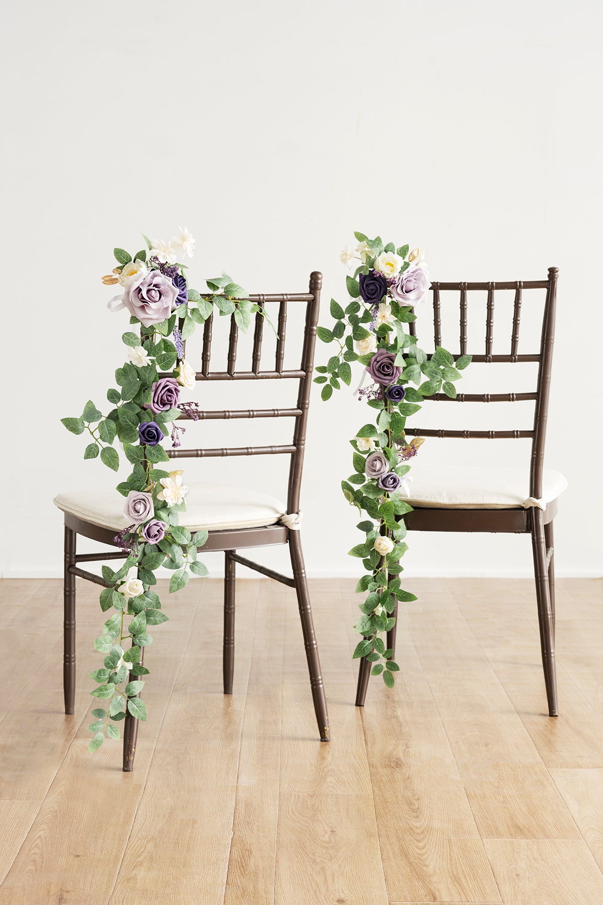 Wedding Hanging Chair Back Decoration in Lilac & Gold