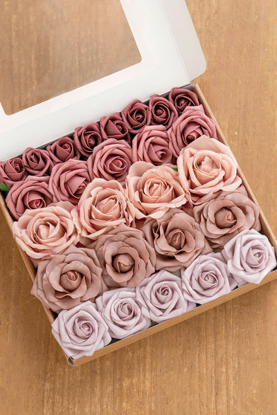 Dusty Rose Designer Flower Boxes